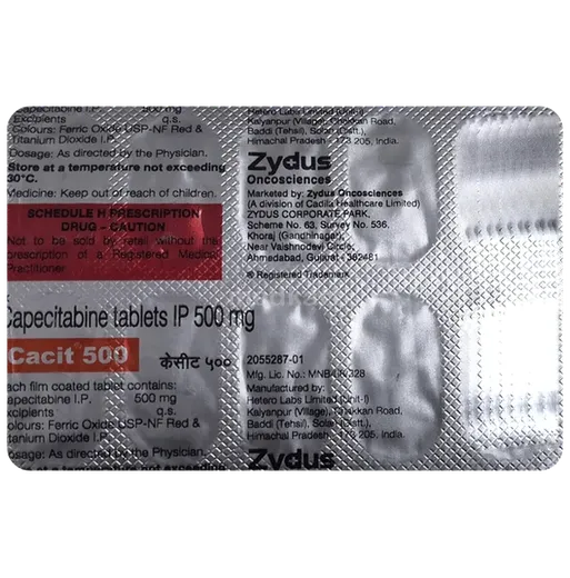 cacit 500 tablet 10's